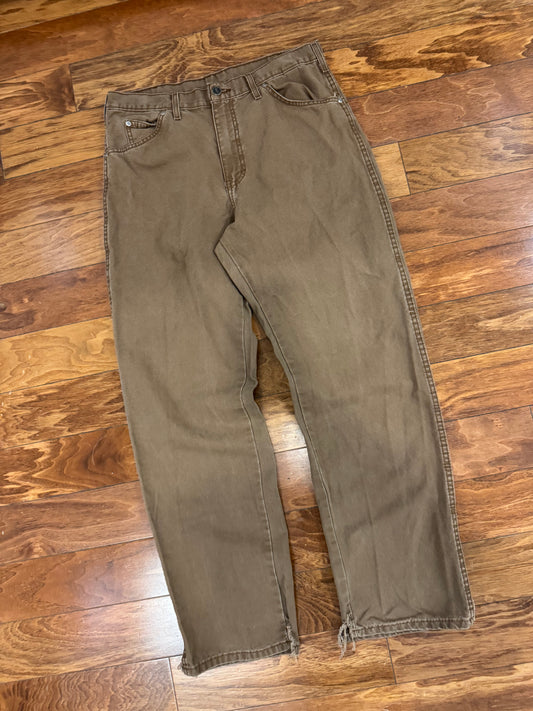 00s Dickies Mocha Black Tab Pants (34 x 30)