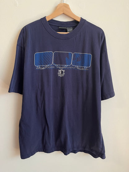 00s Dallas Mavericks NBA Navy Tee (XL)
