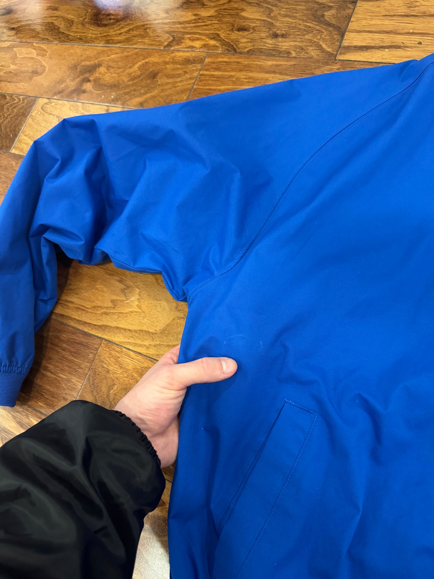 00s Nike Blue Center Swoosh Windbreaker (M)