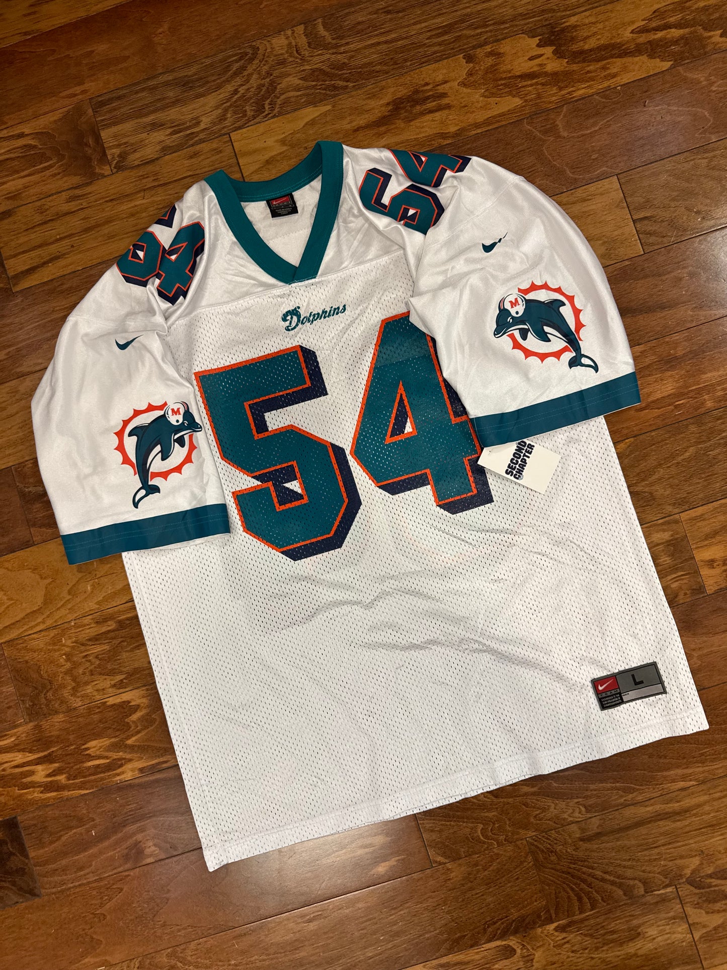 00s Miami Dolphins Z. Thomas Away Nike NFL Jersey (L)