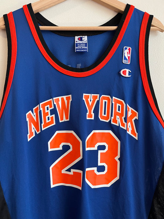 90s New York Knicks Marcus Camby Jersey (XL)