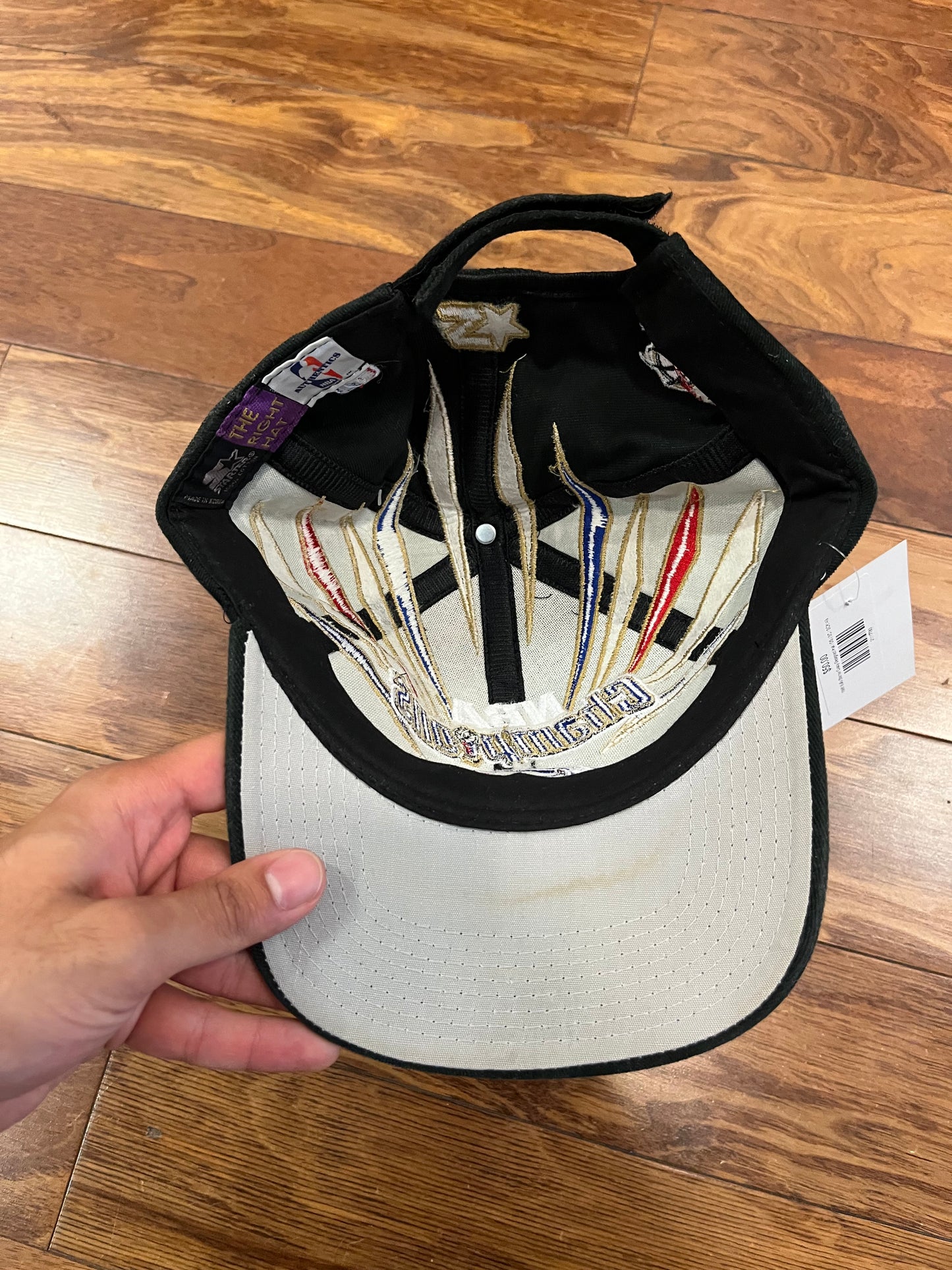 1998 Chicago Bulls Starter NBA Finals Champions Hat