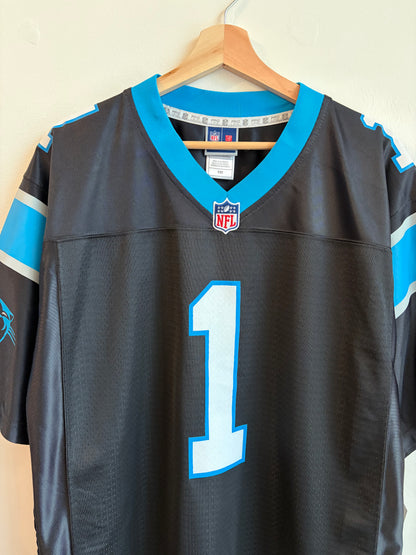 2010s Carolina Panthers Cam Newton Home Pro Line Jersey (M)