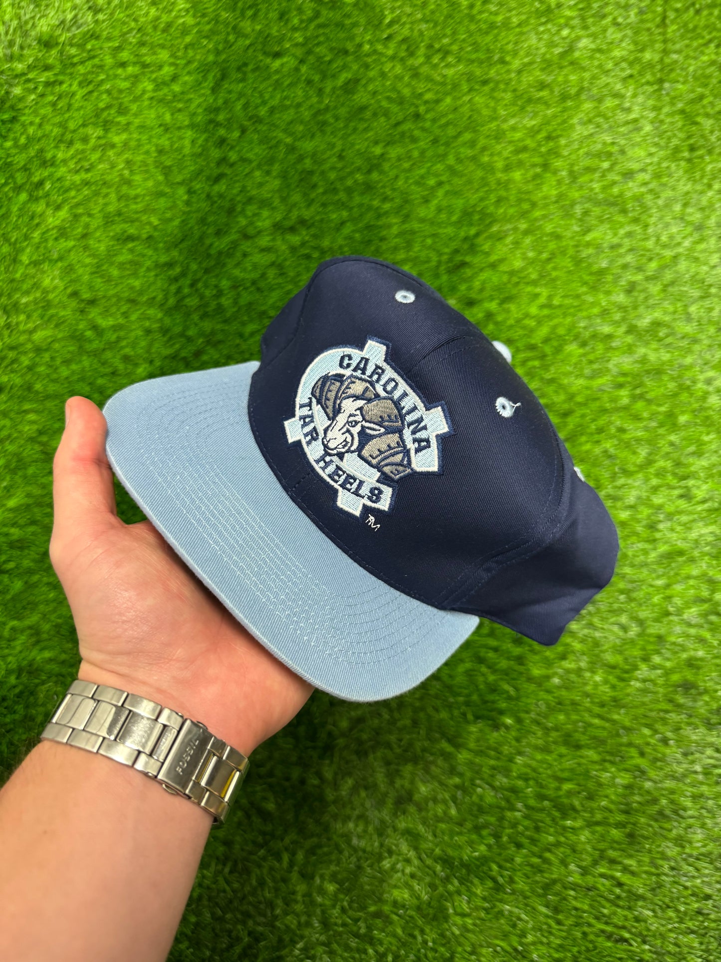 90s University of North Carolina (UNC) Deadstock Two Toned Snapback Hat (OS)