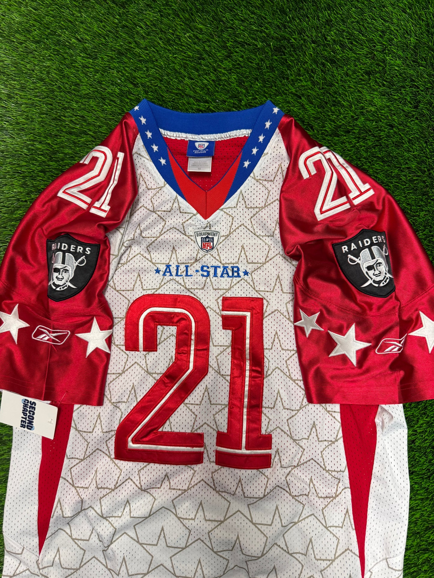 Oakland Raiders Nnamdi Asomugha Stitched All Star Pro Bowl Jersey (L)