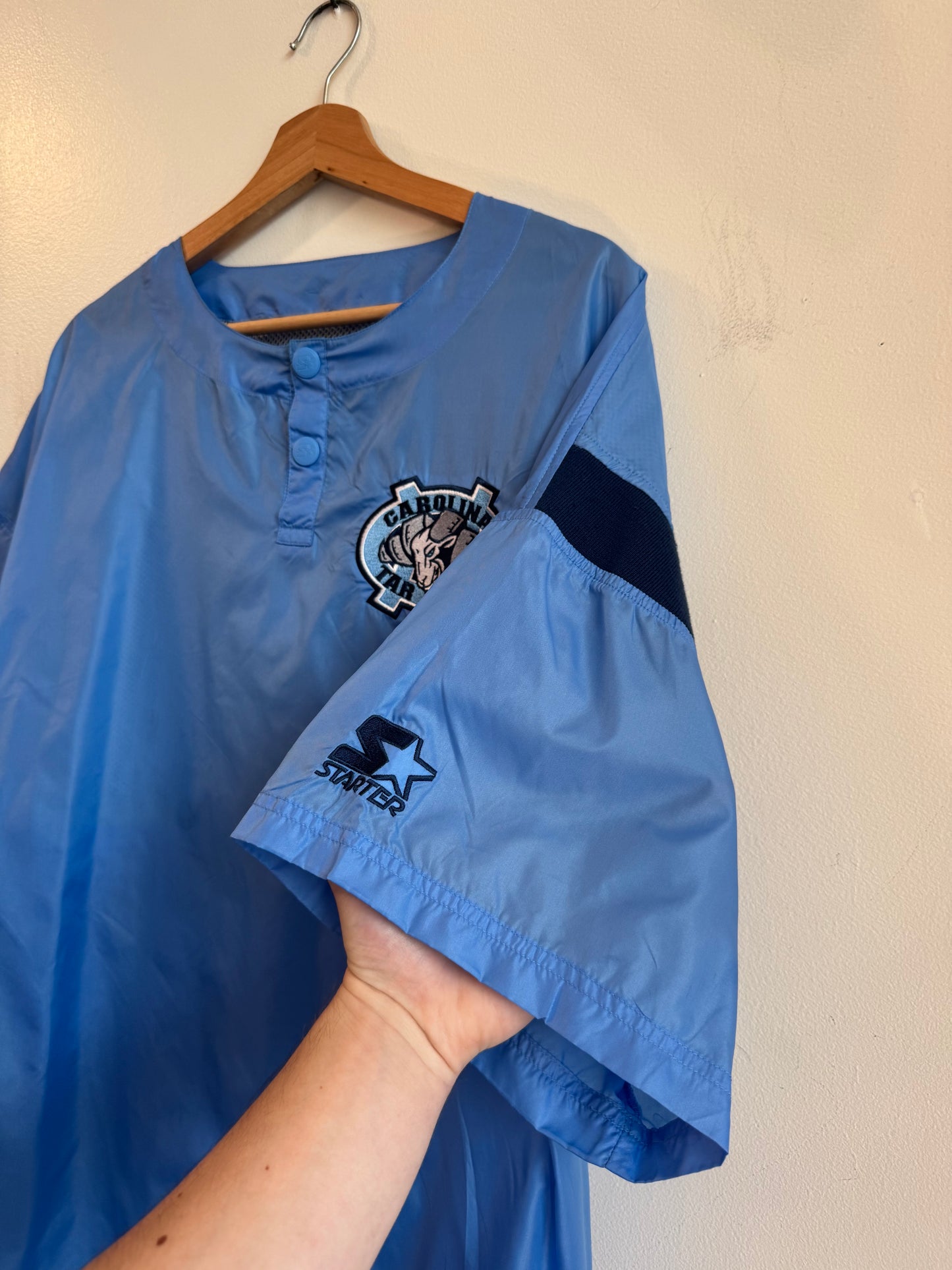 90s UNC Tar Heels Coach Warm Up Starter Windbreaker (L)