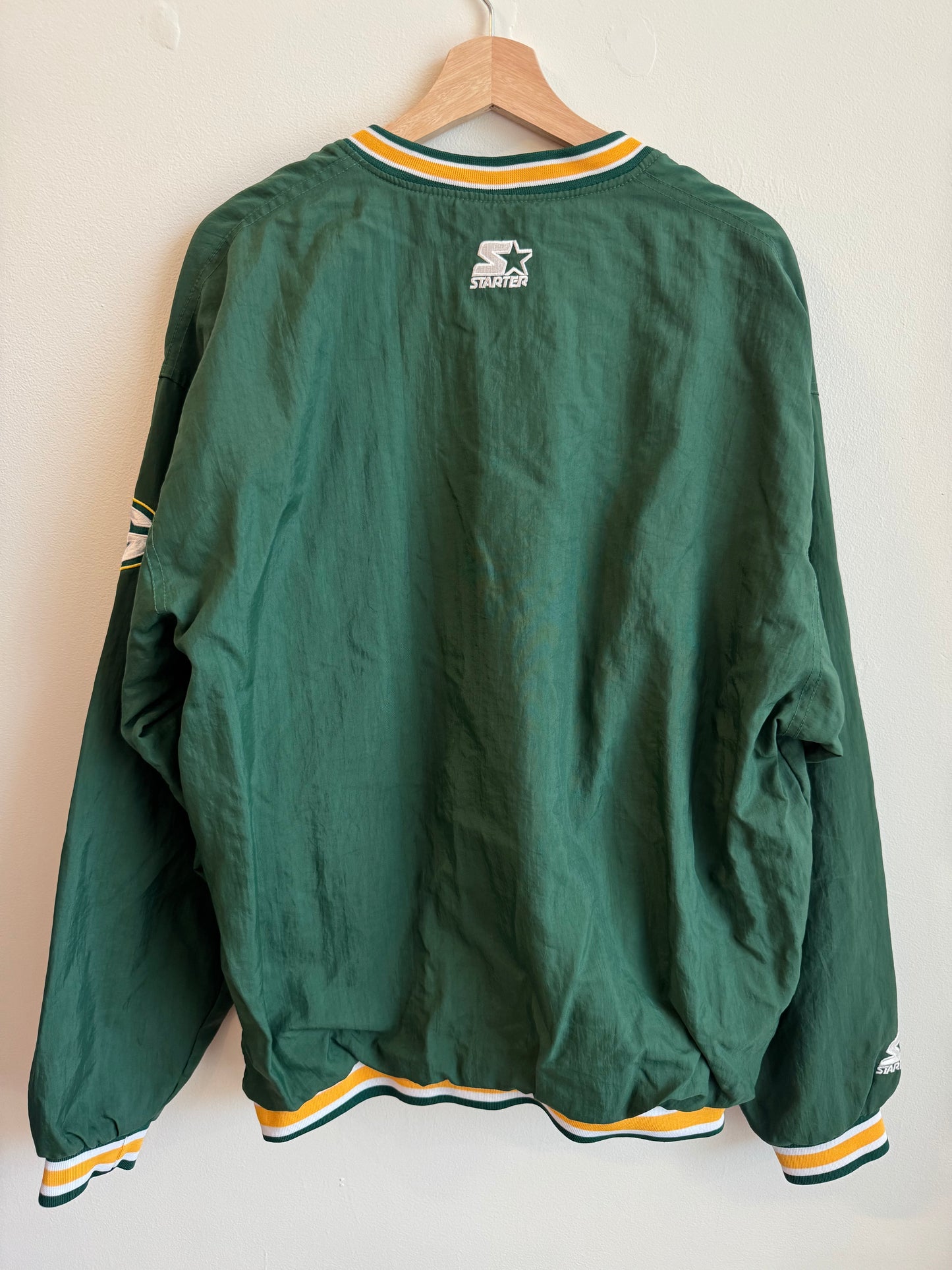 90s Green Bay Packers Vintage NFL Starter Windbreaker (XL)