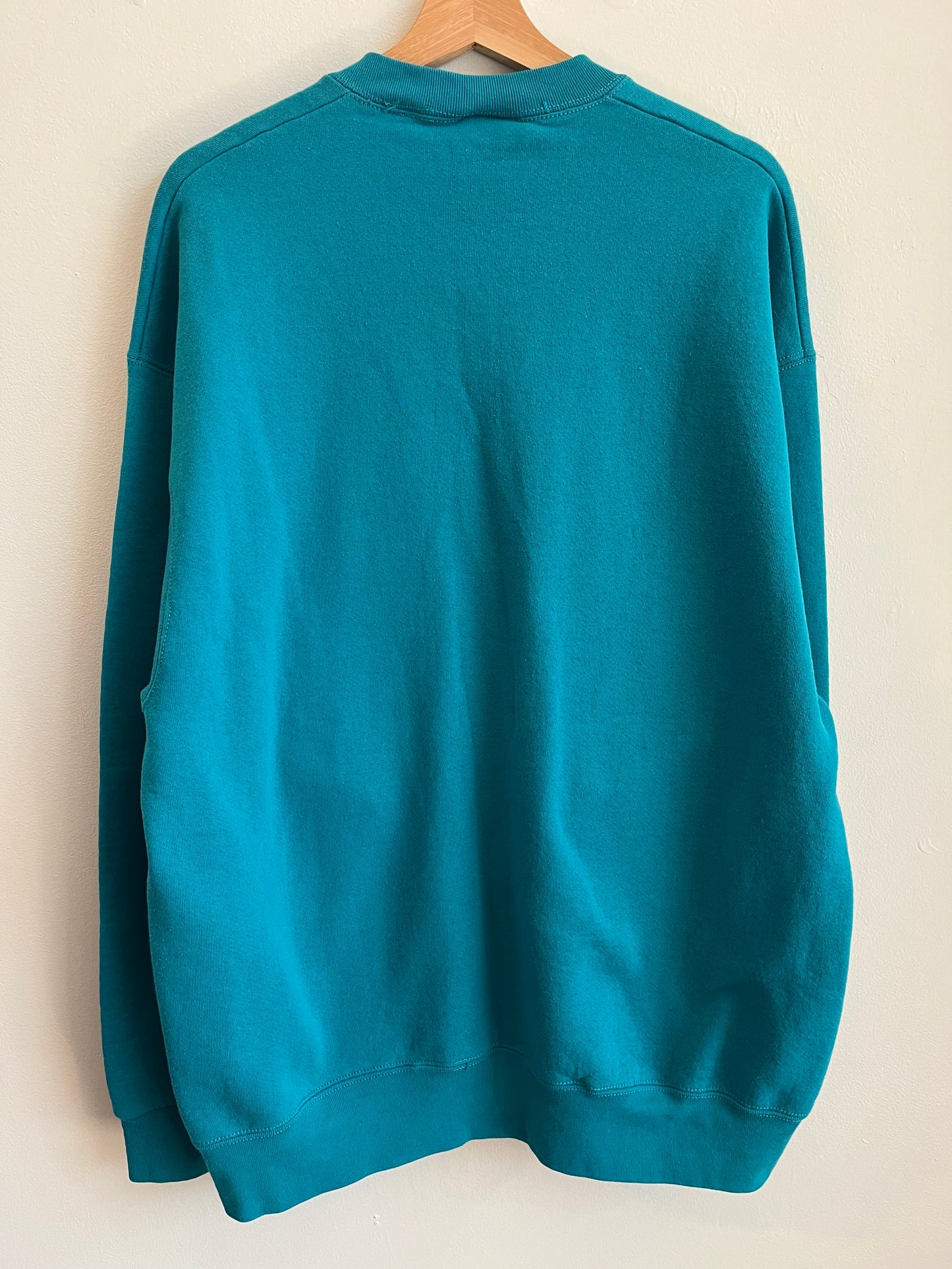 1996 Miami Dolphins Pro Player Teal Crewneck (XXL)