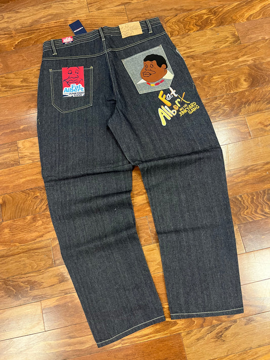 00s Fubu Fat Albert Deadstock Baggy Embroidered Jeans (38 x 34)
