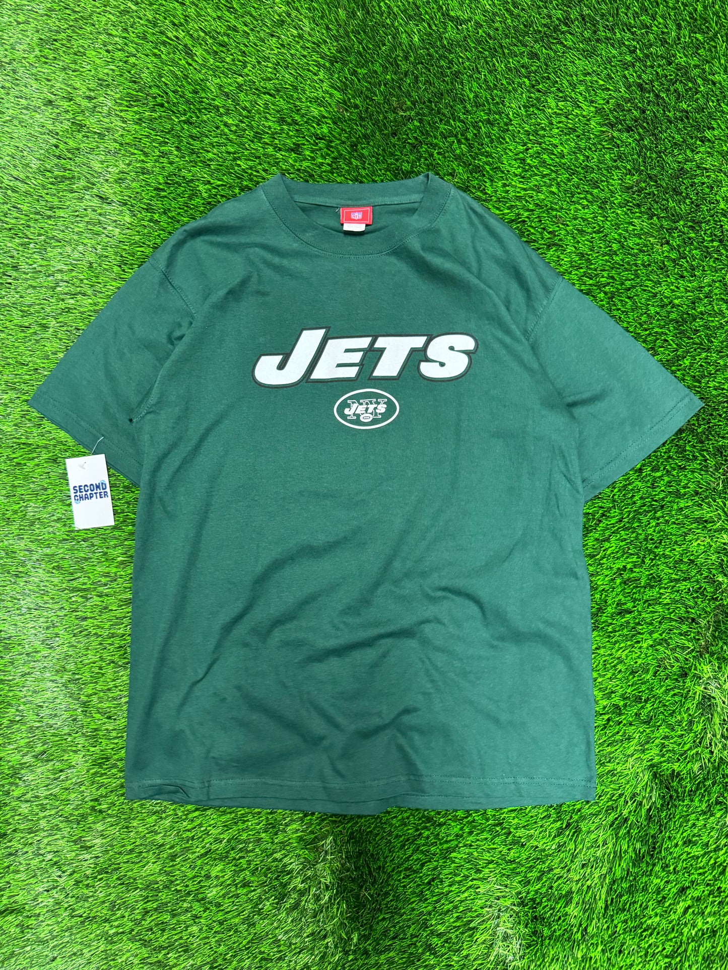 2005 NY Jets Spell Out Green Tee (L)