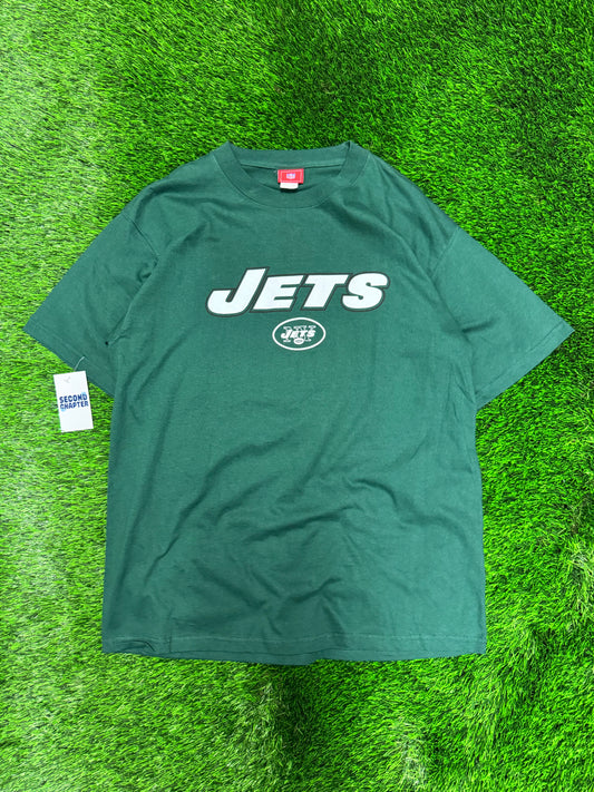 2005 NY Jets Spell Out Green Tee (L)