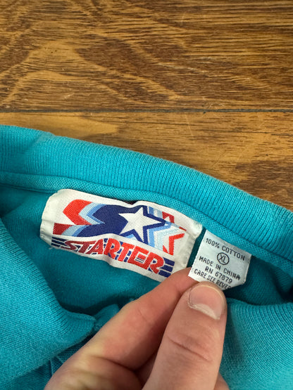 90s Charlotte Hornets Vintage Starter Boxy Polo Shirt (M)