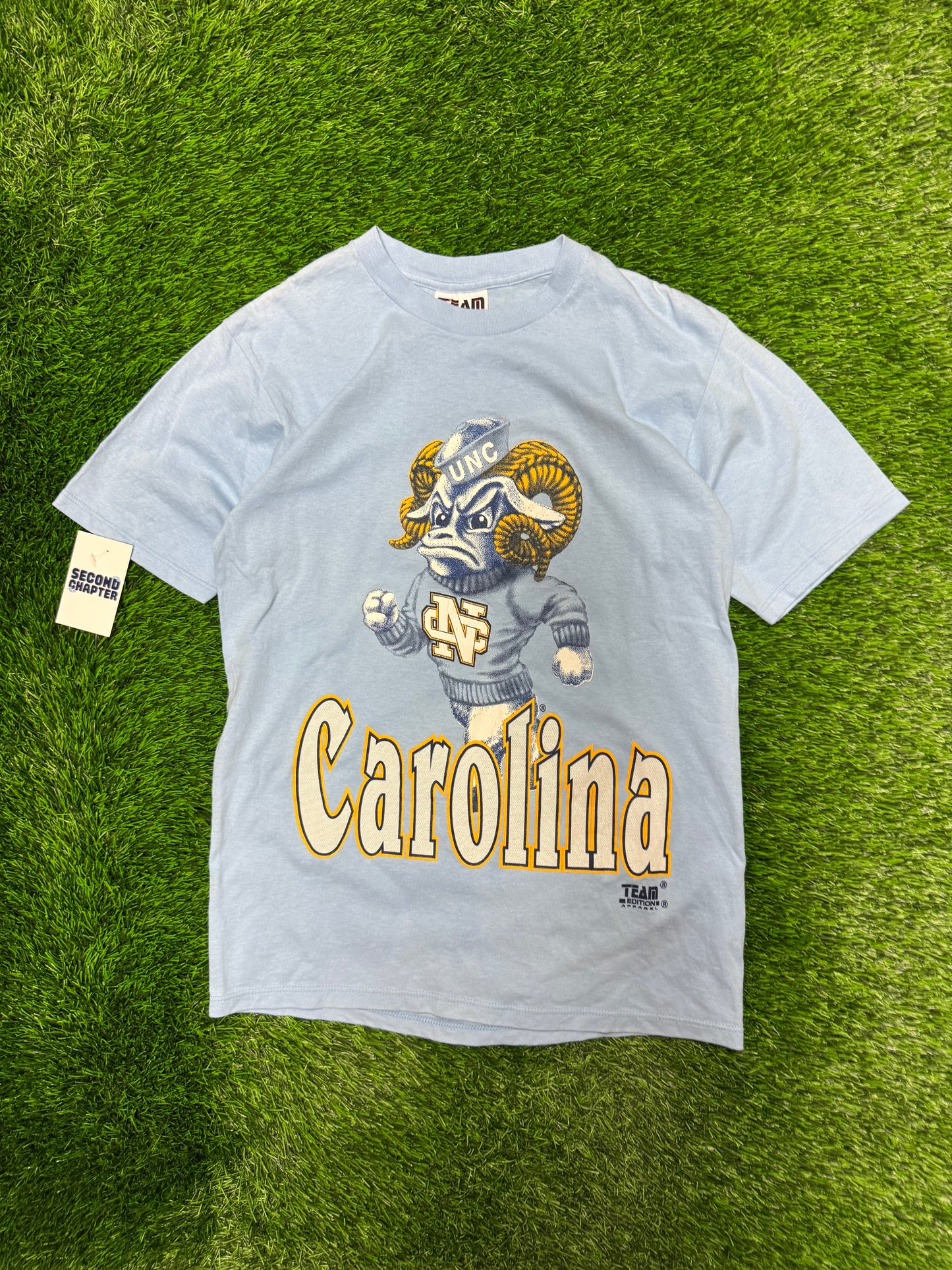 90s University of North Carolina (UNC) Big Mascot Team Edition Tee (M)