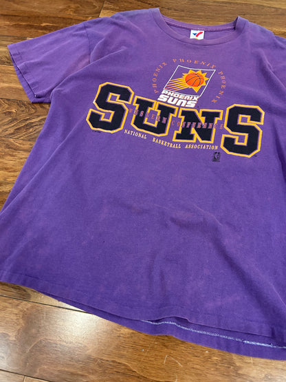 90s Phoenix Suns NBA Faded Purple Tee (XL)