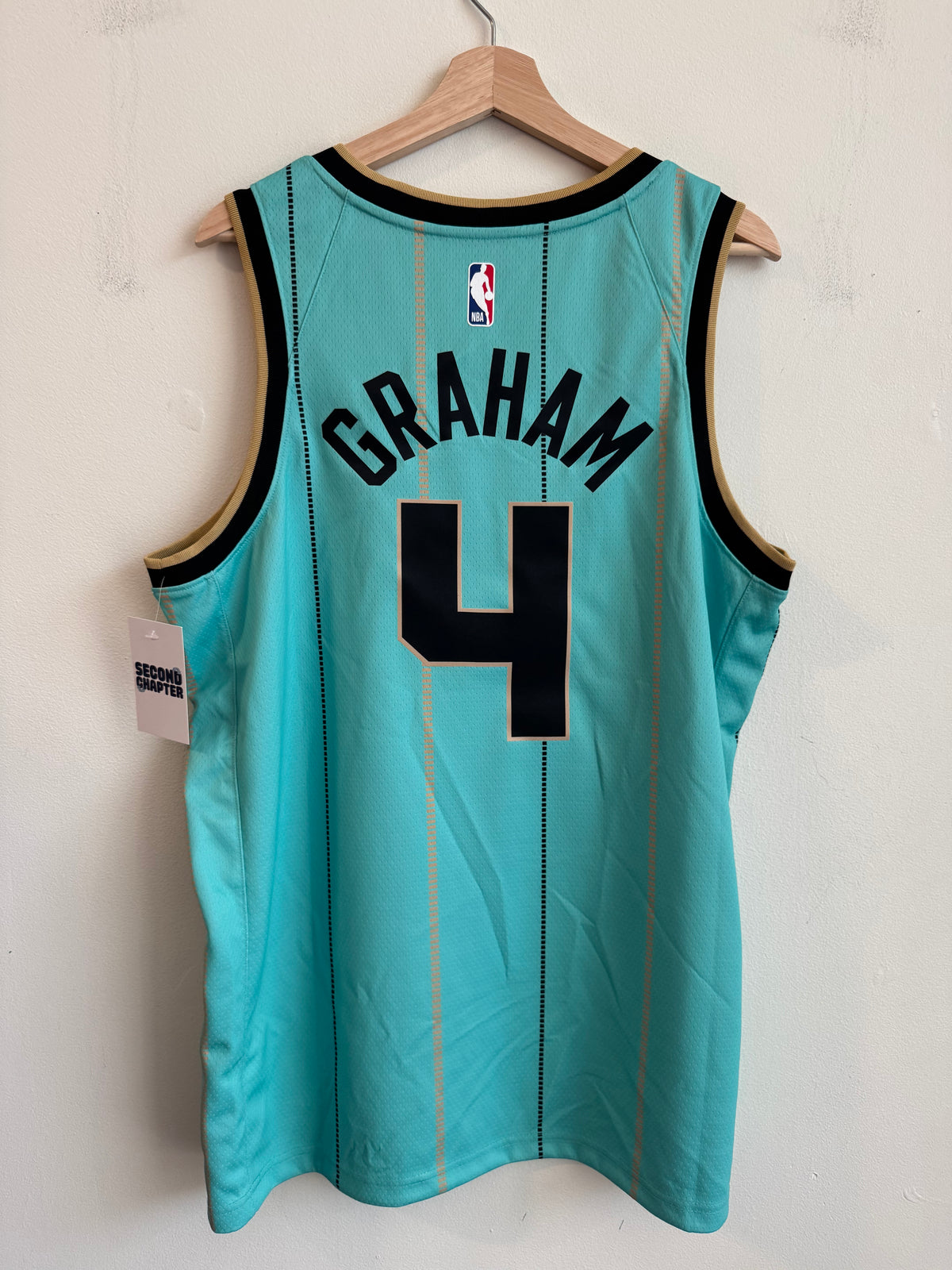 2020 Charlotte Hornets Devonte Graham Jordan Swingman Buzz City Mint Jersey (L)