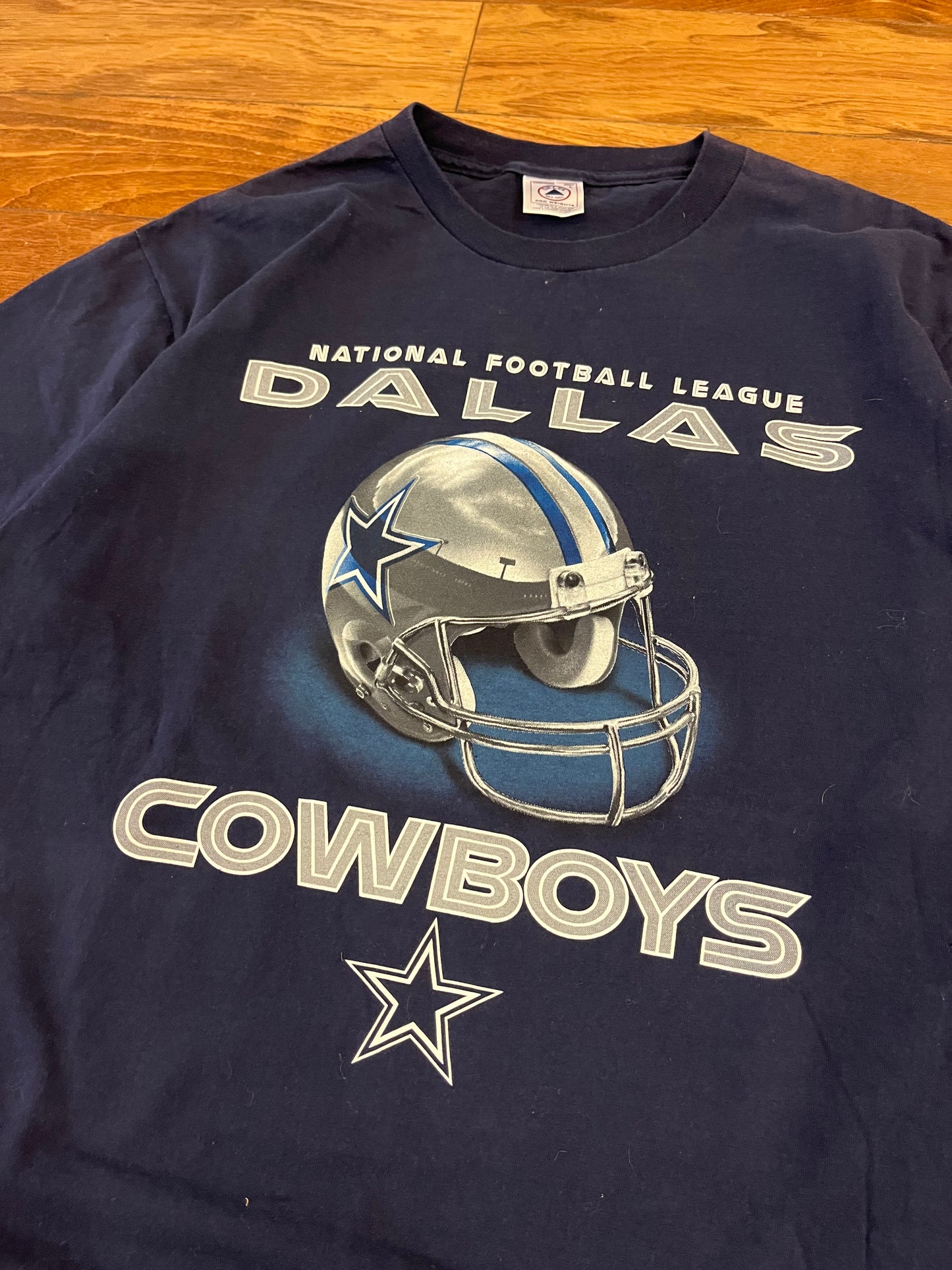 00s Dallas Cowboys NFL Helmet Tee (L)