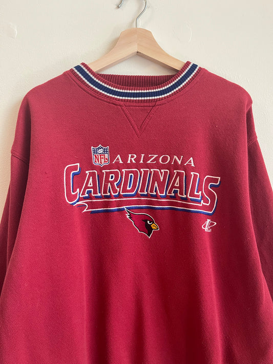 90s Arizona Cardinals Logo Athletic Embroidered NFL Crewneck (XL)