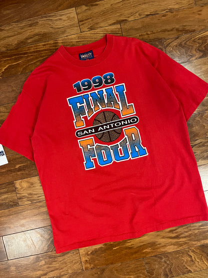 1998 San Antonio Final Four NCAA College Basketball Vintage Tee (XXL)