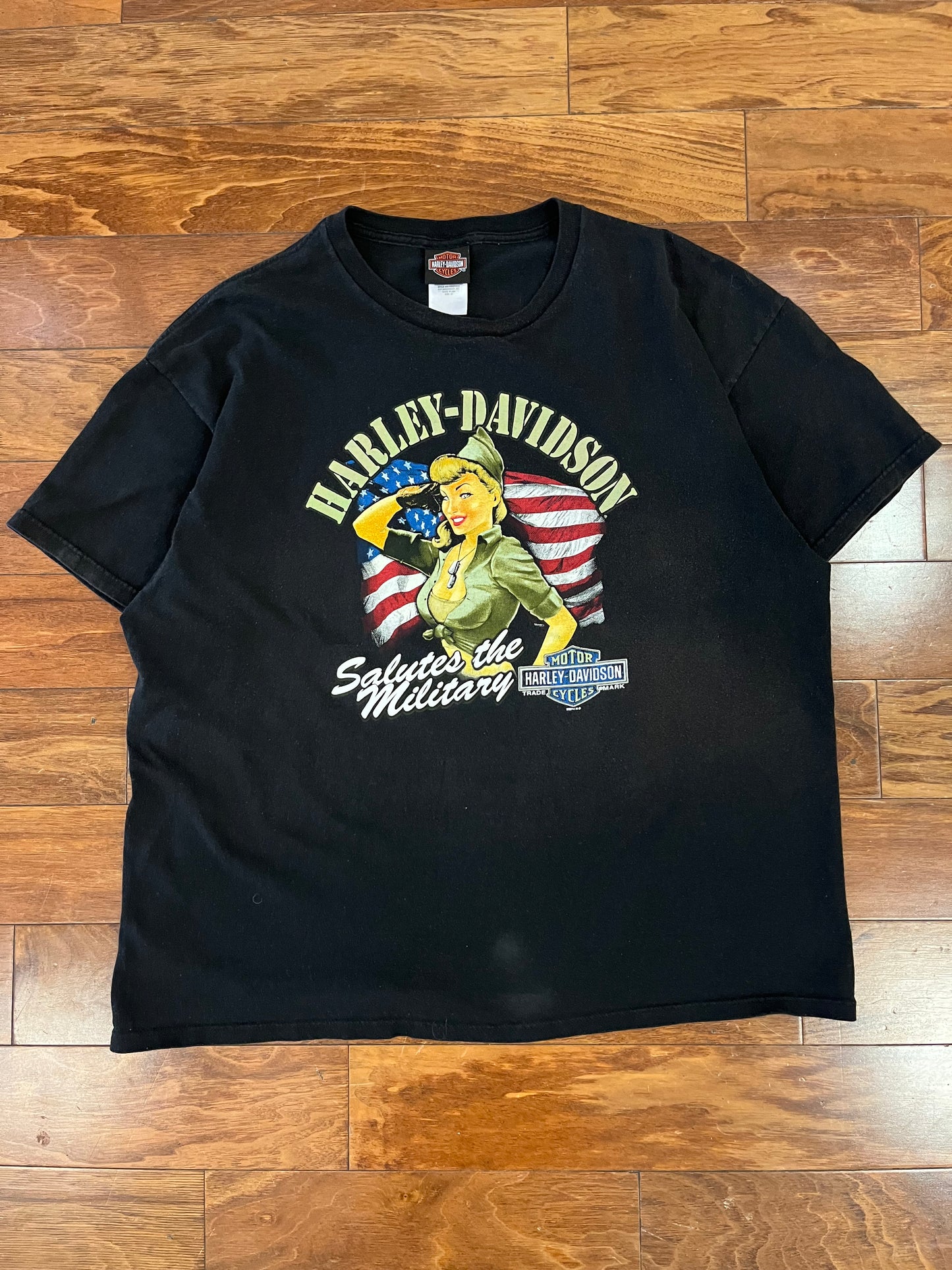 2014 Harley Davidson "Salutes The Military" Tee (XXL)