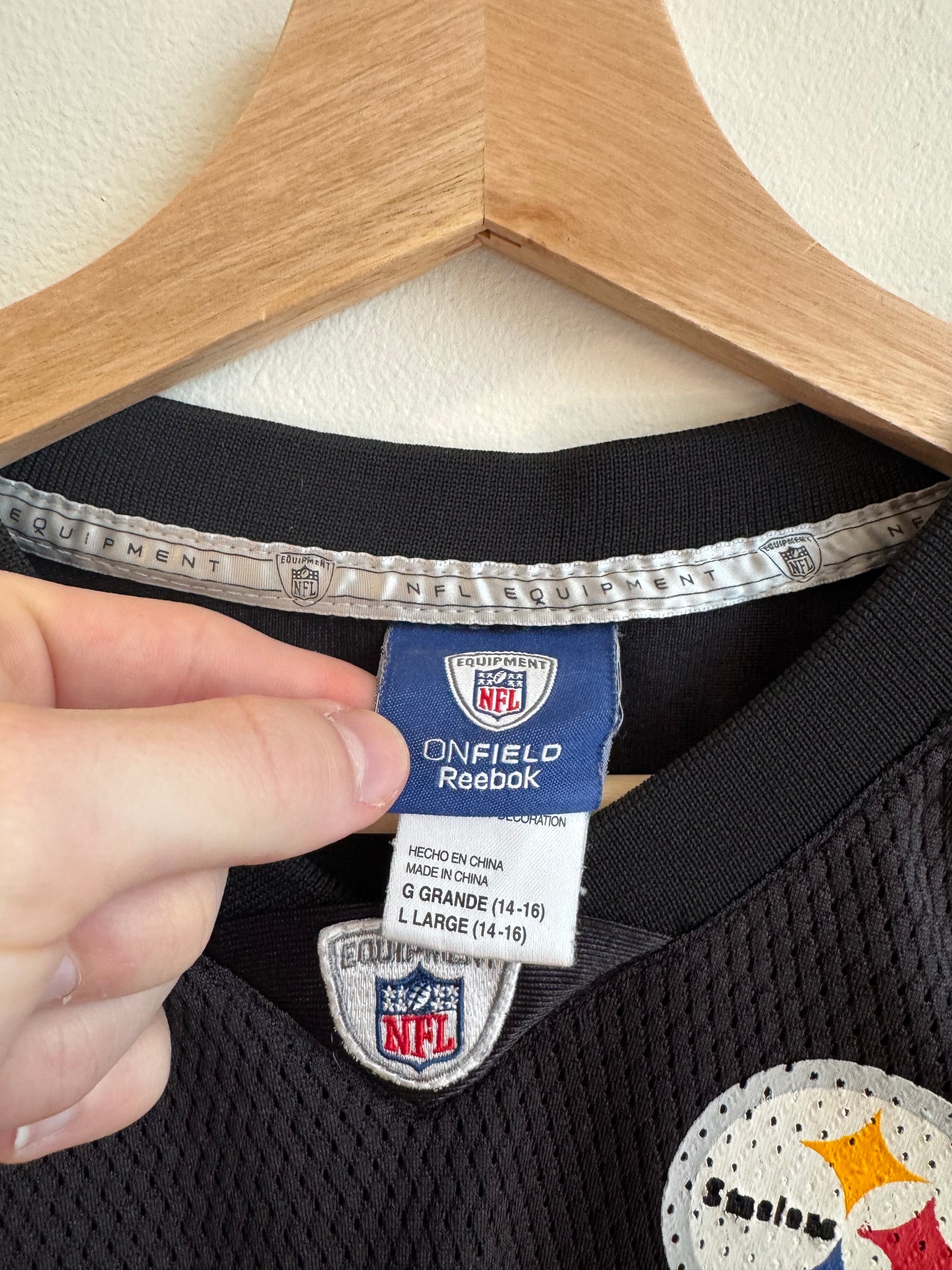 00s Pittsburgh Steelers Troy Polamalu Jersey (Youth L)