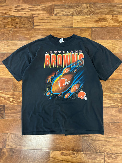 90s Cleveland Browns NFL True Fan Tee (XL)