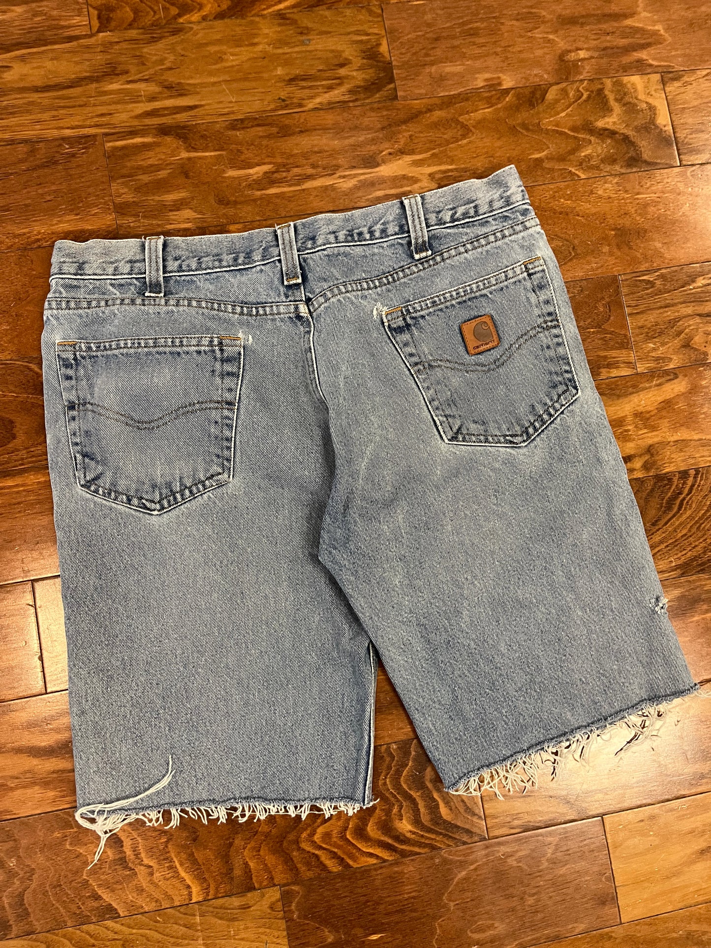 2017 Carhartt Faded Blue Shorts (36)
