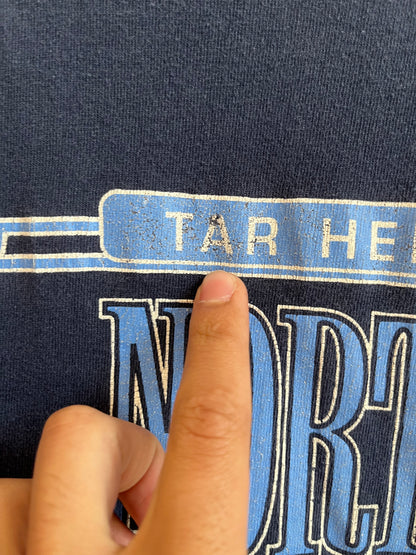 90s UNC Tar Heels Vintage Hanes Tee (L)