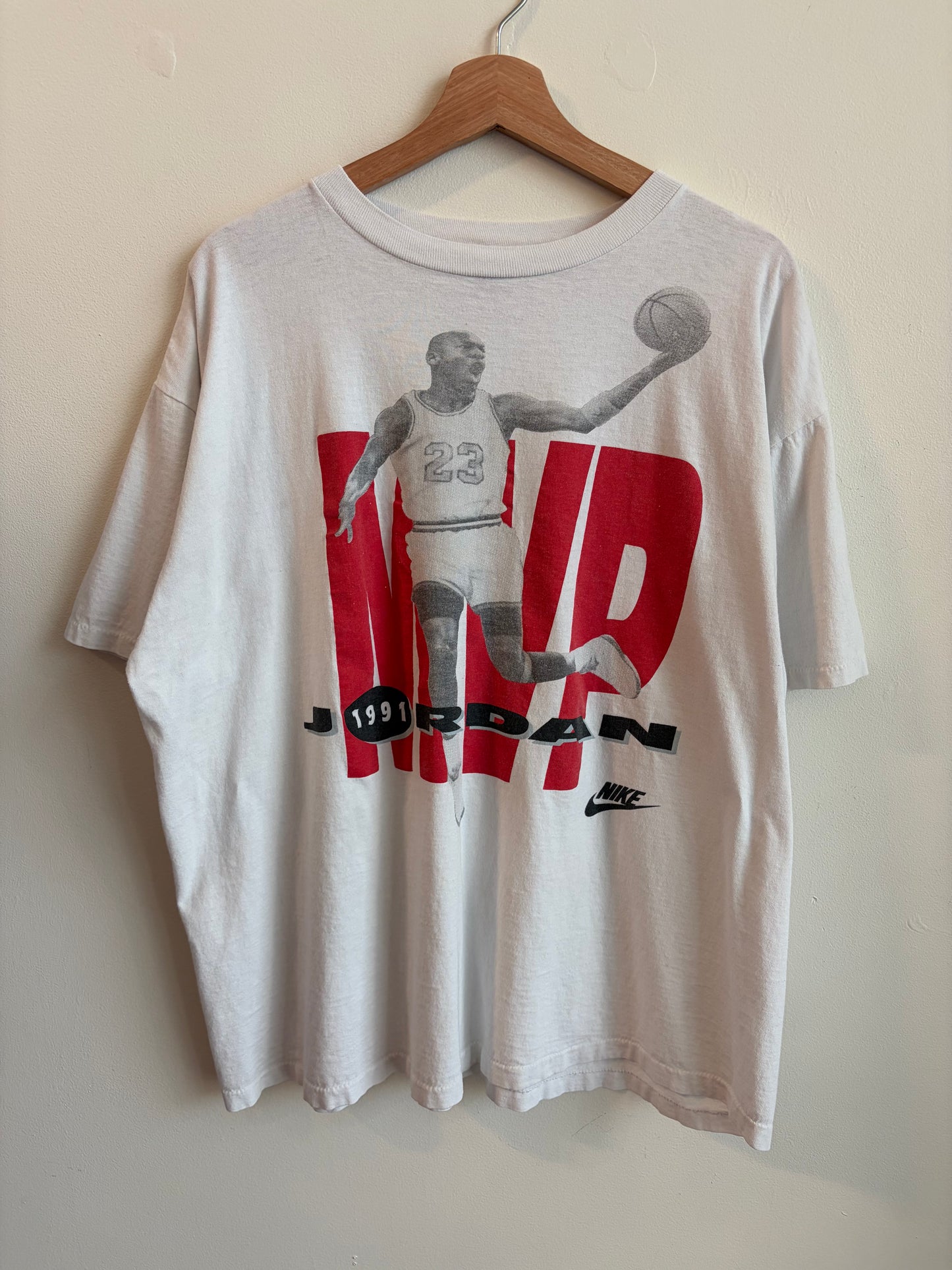1991 Michael Jordan MVP Rare Vintage Nike NBA Tee (XL)