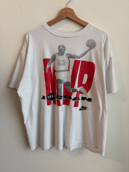 1991 Michael Jordan MVP Rare Vintage Nike NBA Tee (XL)