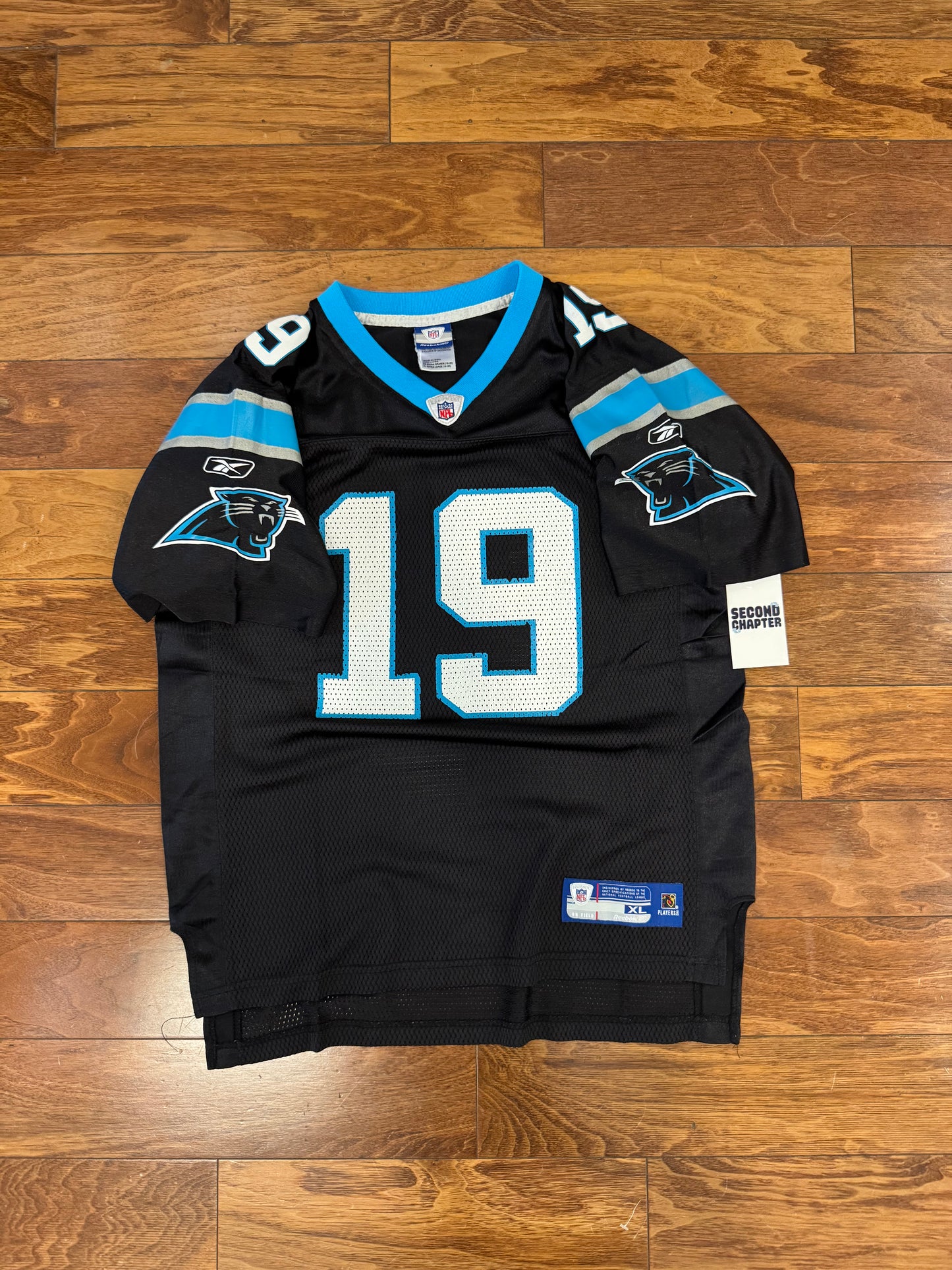 00s Carolina Panthers Keyshawn Johnson Reebok Jersey (Youth XL)