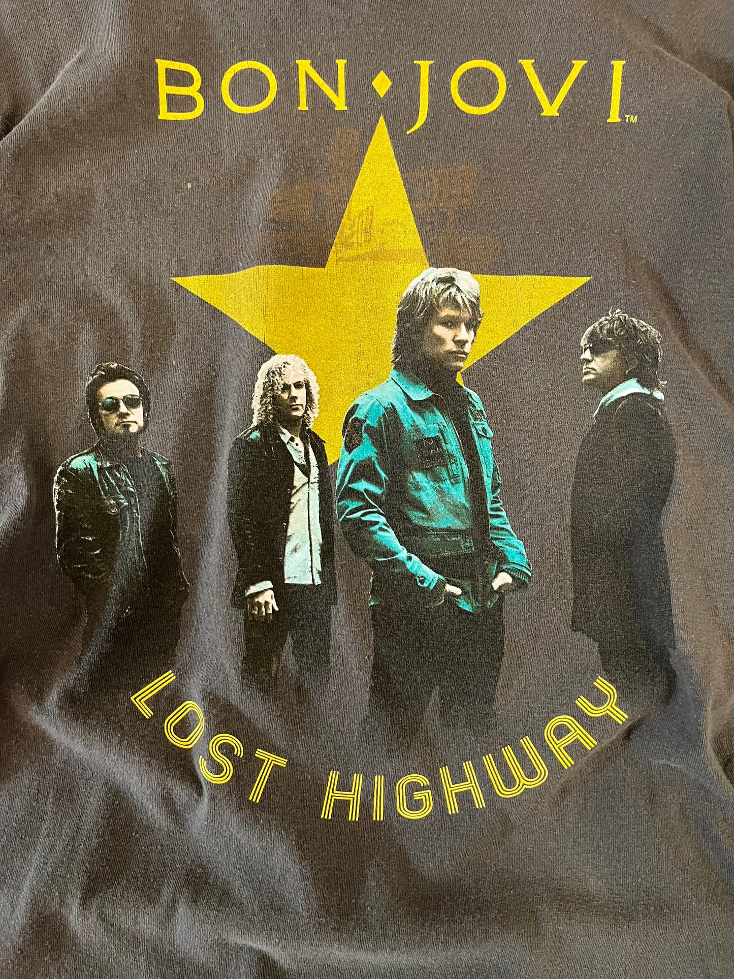 2008 Bon Jovi Lost Highway Music Tour Tee (M)