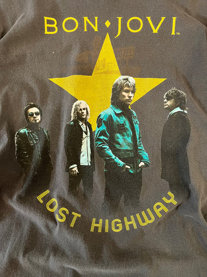 2008 Bon Jovi Lost Highway Music Tour Tee (M)
