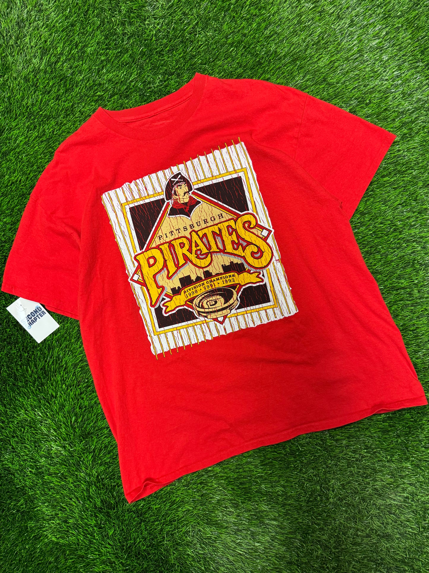 Pittsburgh Pirates National Champs Graphic Vintage Tee (XL)