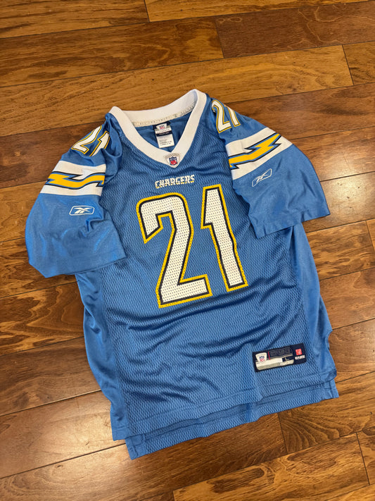 00s San Diego Chargers LaDainian Tomlinson NFL Reebok Jersey (Youth L)