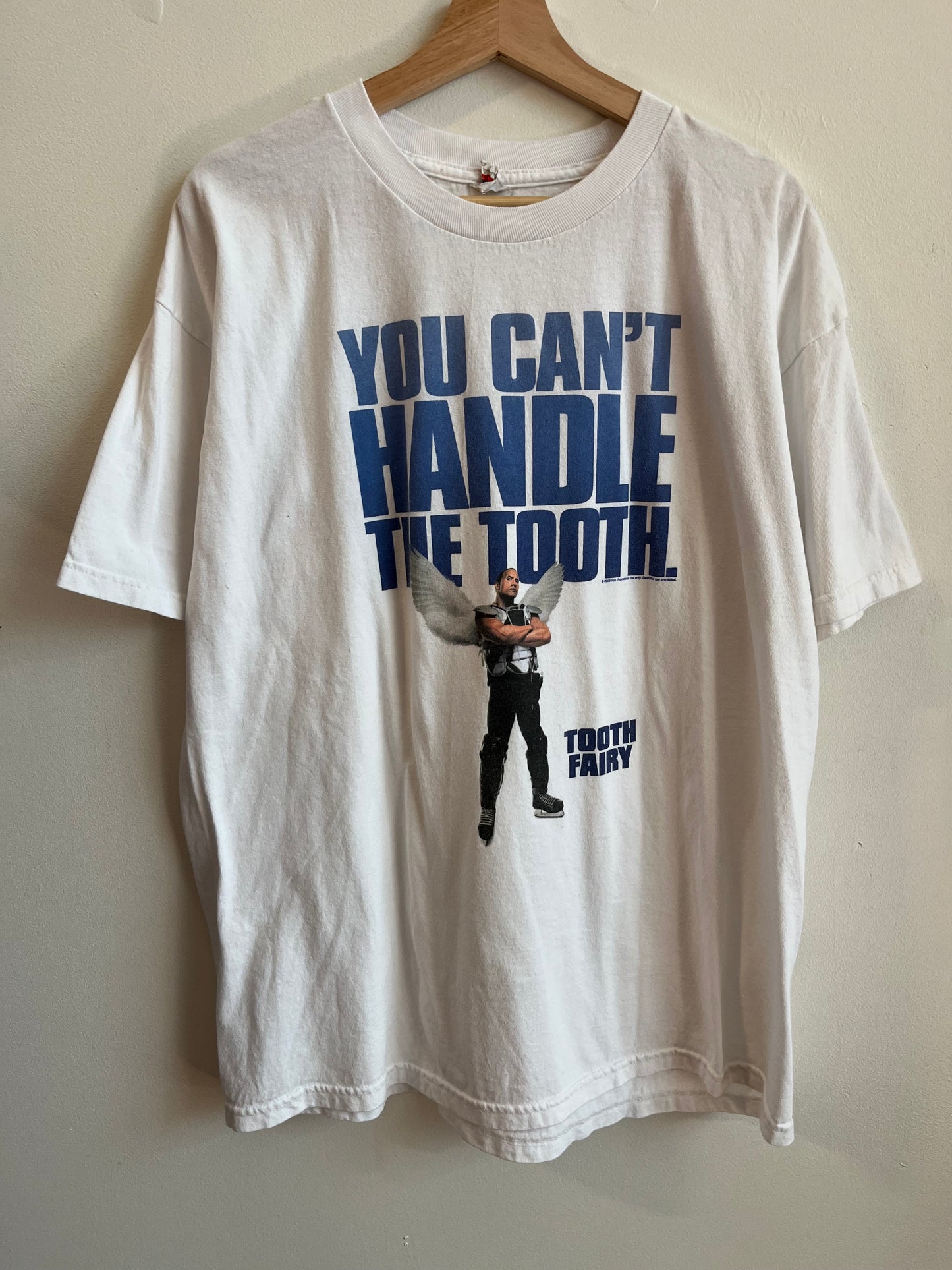 2009 Tooth Fairy Dwayne Johnson "You Can't Handle The Tooth" Promo Tee (XL)