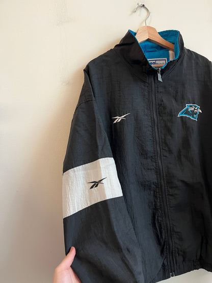 90s Carolina Panthers Reebok Pro Line Full Zip Windbreaker (XL)