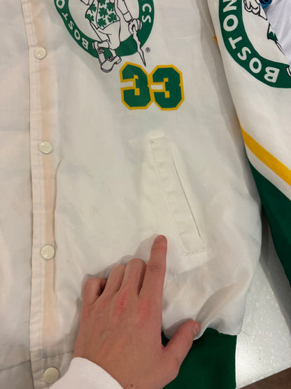 90s Larry Bird Boston Celtics Vintage Fanimation Jacket (M)