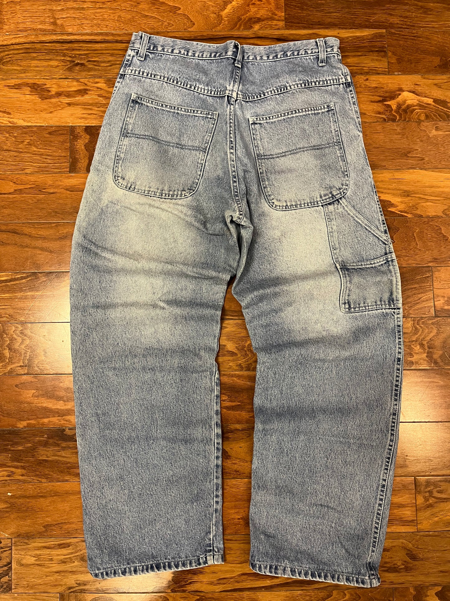 00s Baggy Light Wash Carpenter Jeans (36 x 32)