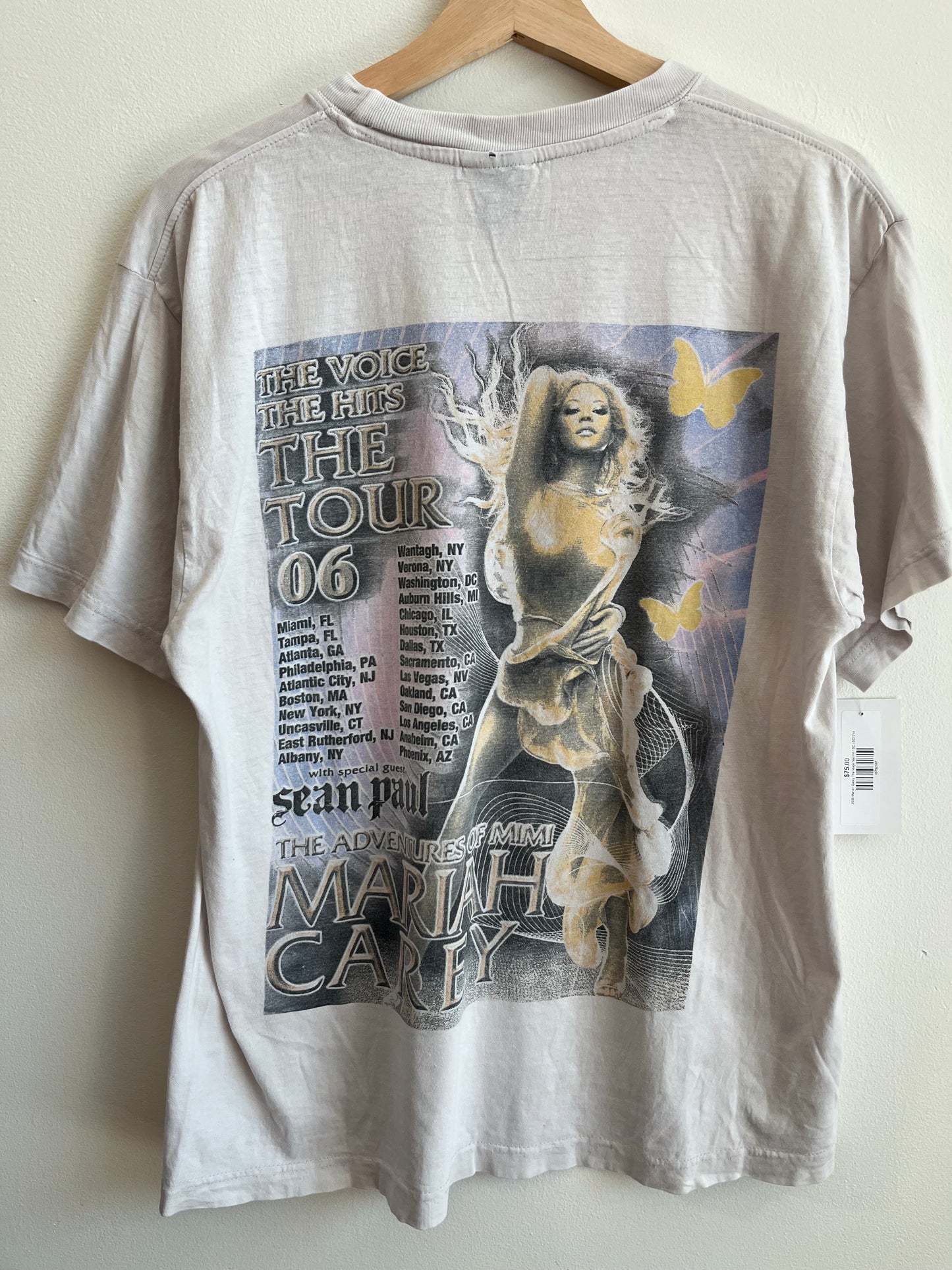 2006 Mariah Carey The Voice Tour Music Tee (M)