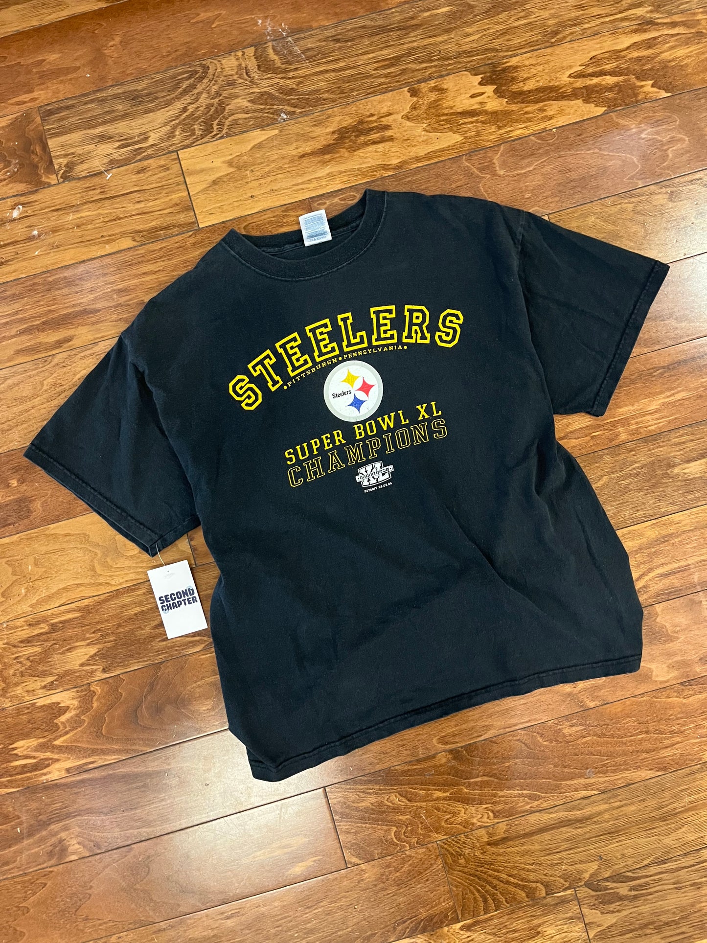 2006 Pittsburgh Steelers Super Bowl XL Tee (L)