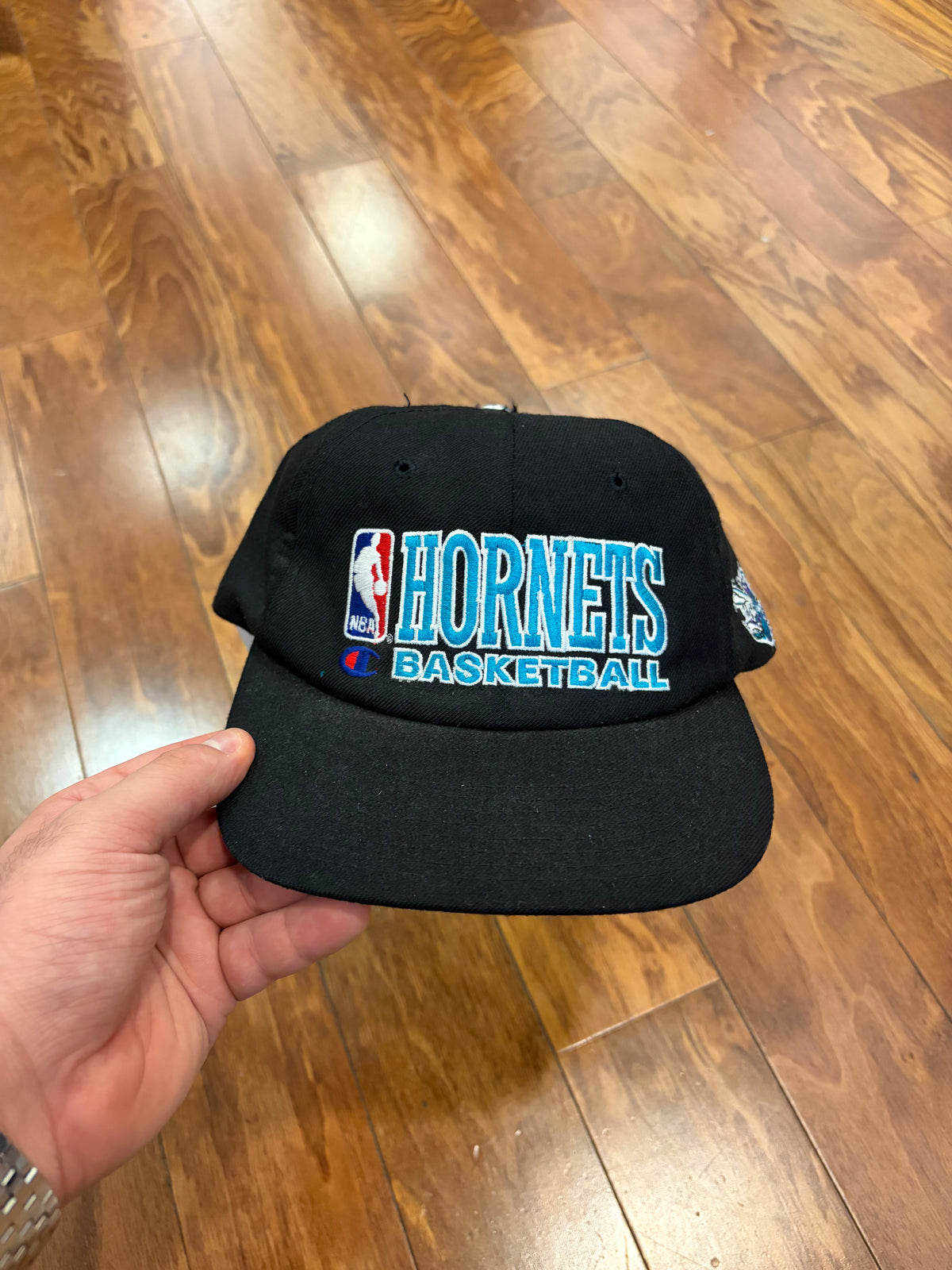 90s Charlotte Hornets Champion Spell Out Hat (OS)