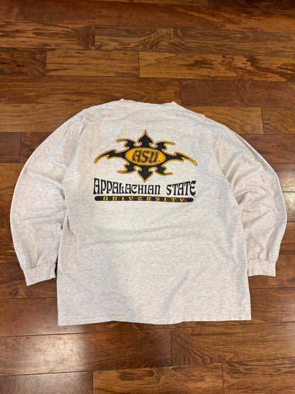90s Appalachian State Rare Graphic Long-Sleeve Shirt (XL)