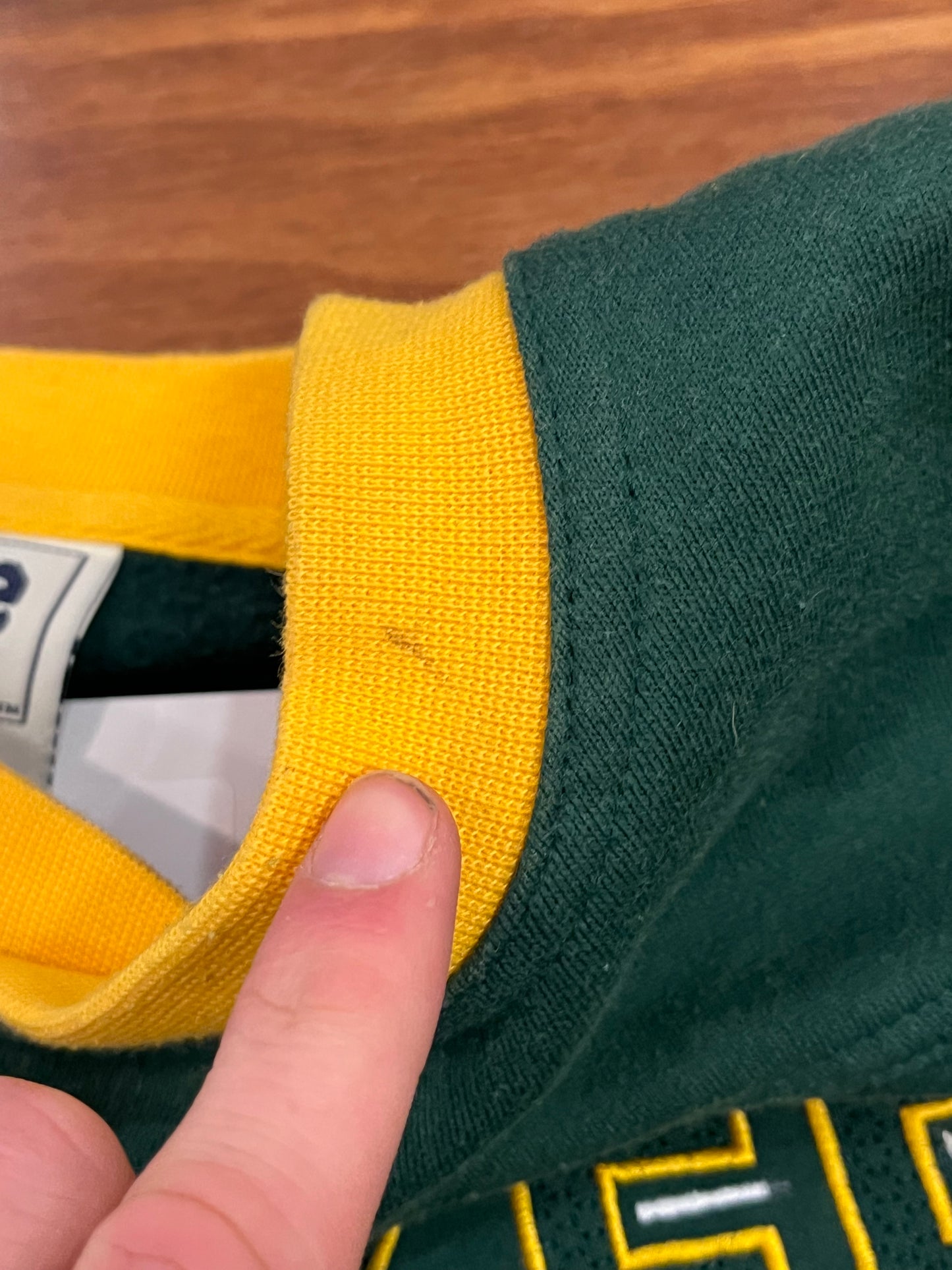 00s Green Bay Packers Lee Embroidered Crewneck (L)
