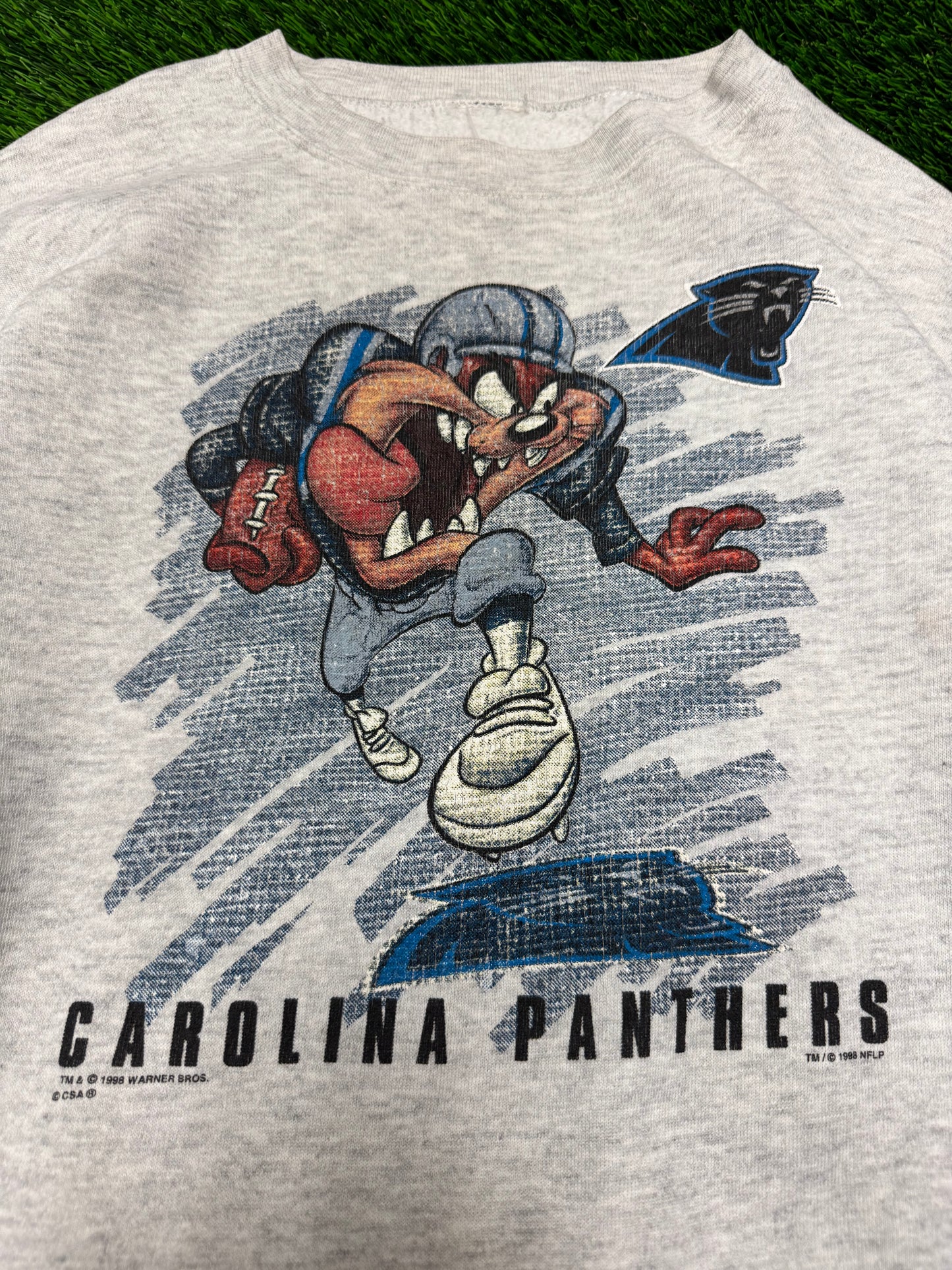 1998 Carolina Panthers Taz Graphic Crewneck (S)