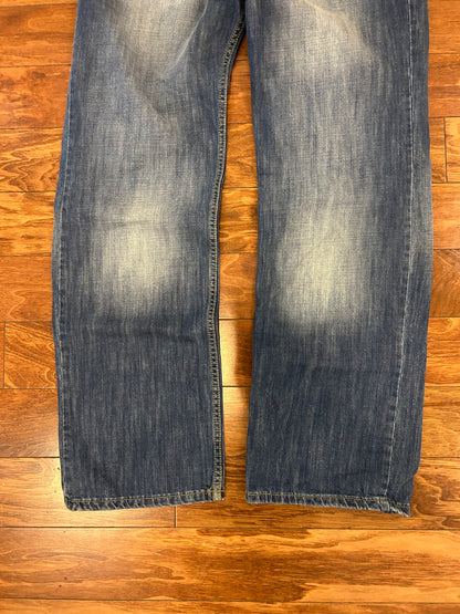 00s Ed Hardy Embroidered Skull Jeans (36 x 32)