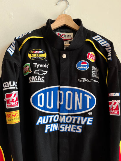 2004 Jeff Gordon Dupont Black Flames Nascar Racing Jacket (XL)