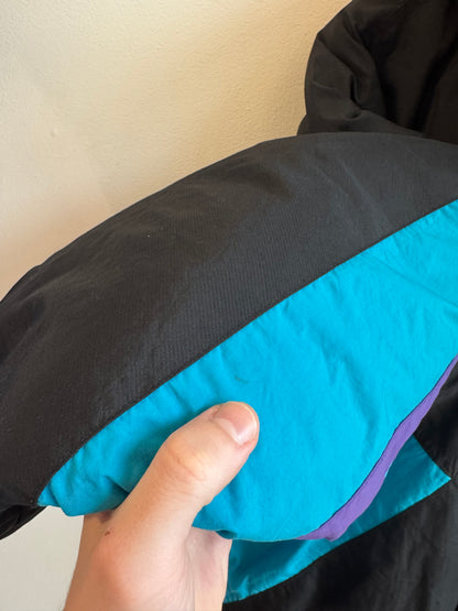 90s Charlotte Hornets Black Starter Puffer Jacket (L)