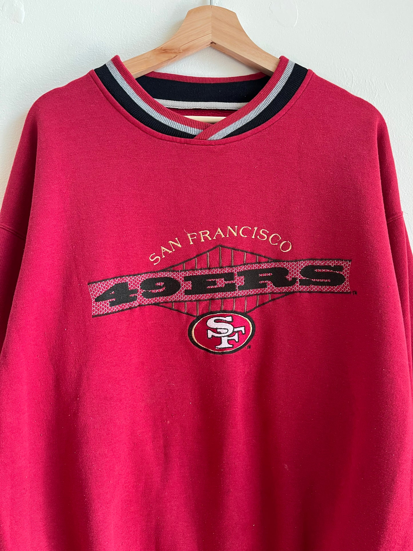 90s San Francisco 49ers Starter Embroidered Crewneck (XL)