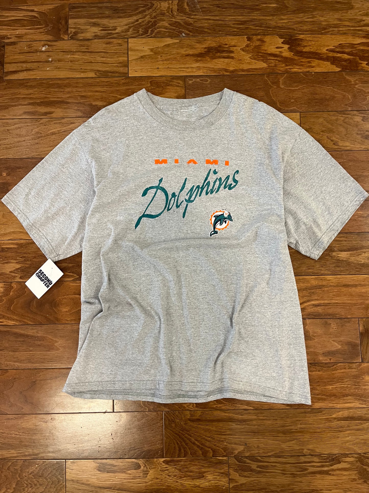 00s Miami Dolphins Embroidered Tee (XL)