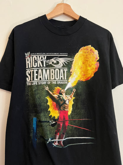 2008 Ricky Steamboat WWE Wrestling Tee (M)